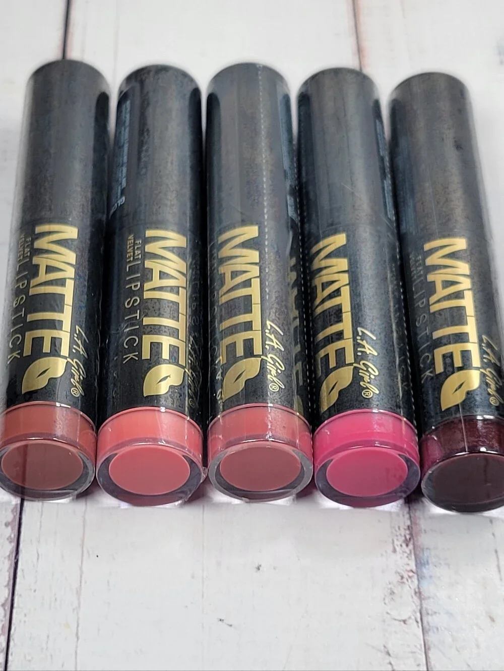 L.A. Girl Matte Flat Velvet Lipstick Bundle NEW!